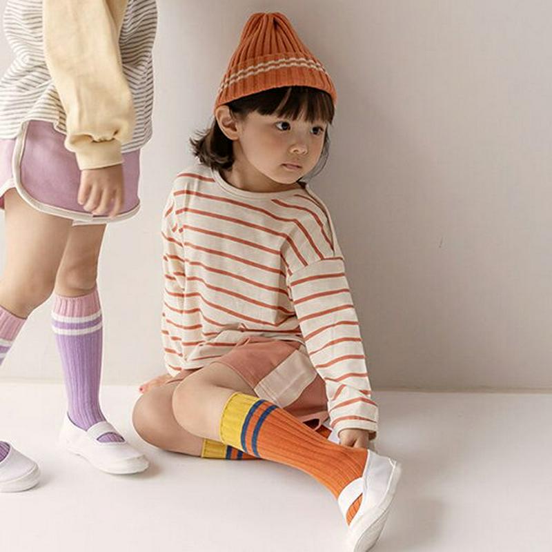 【新作10%OFF】ボーダーTシャツ&ショートパンツSET・u05739 キッズ【3~8才】【set】【セットアップ セット s