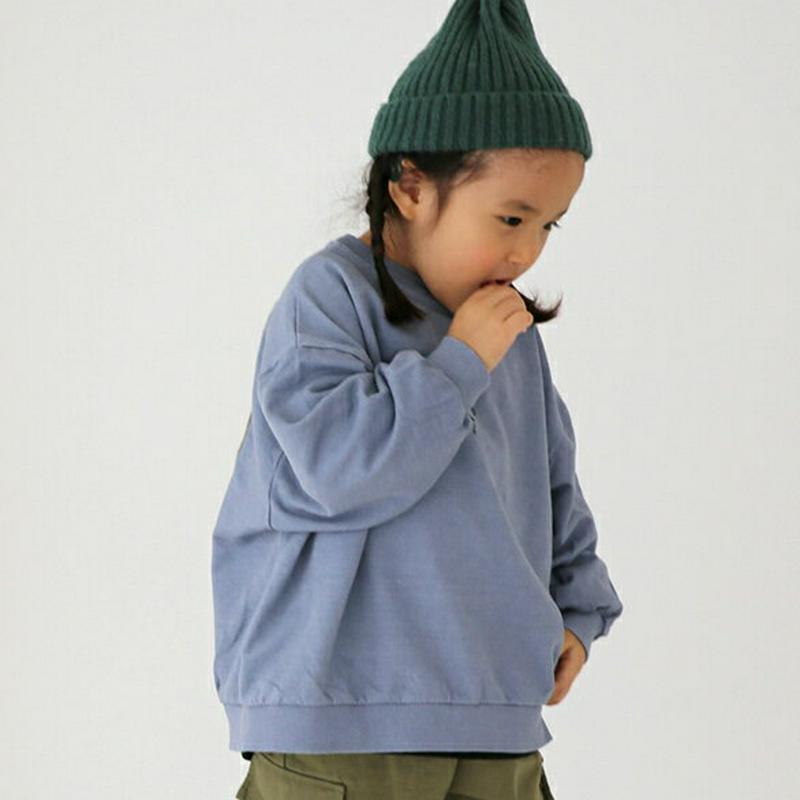 【新作10%OFF】バックナンバーパッチスウェット・u05291 キッズ【3~8才】【tops】【トップス スウェット 長袖 ラ