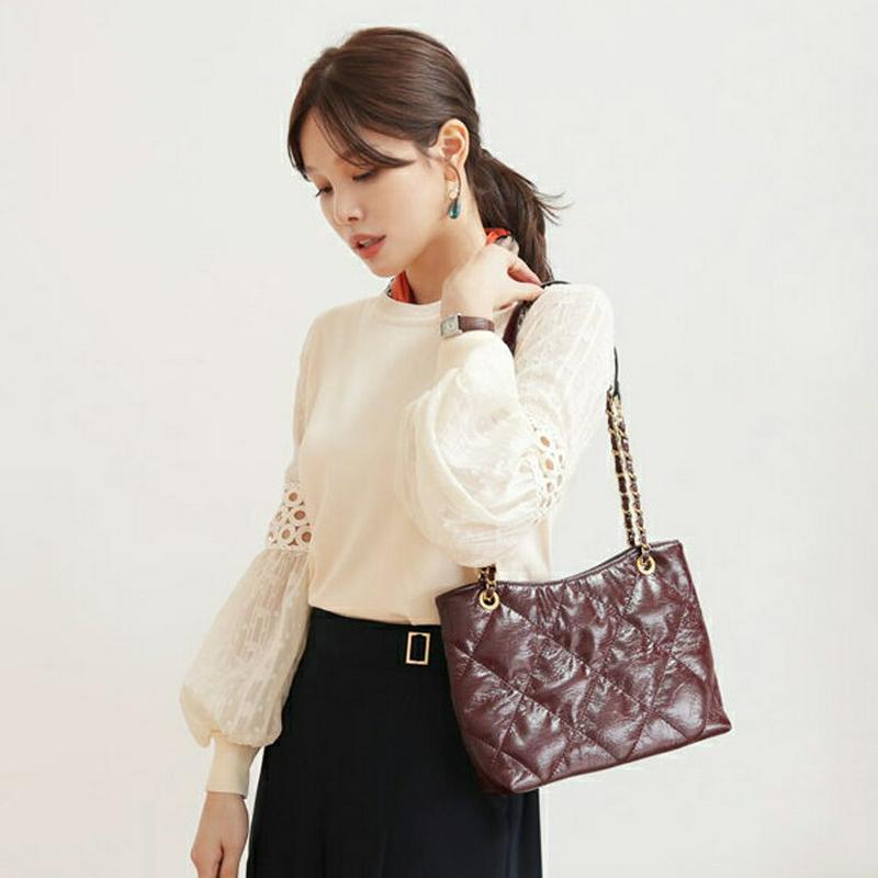 【新作10%OFF】スリーブレースニット・全2色・b63930 レディース【tops】【トップス ニット ニットトップス 長袖 