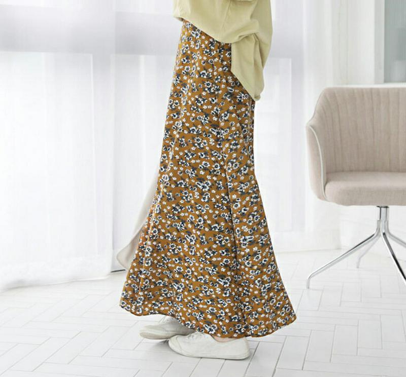 【新作10%OFF】フローラルフレアスカート・全2色・t60798 レディース【sk】【韓国 ファッション ボトムス スカート 