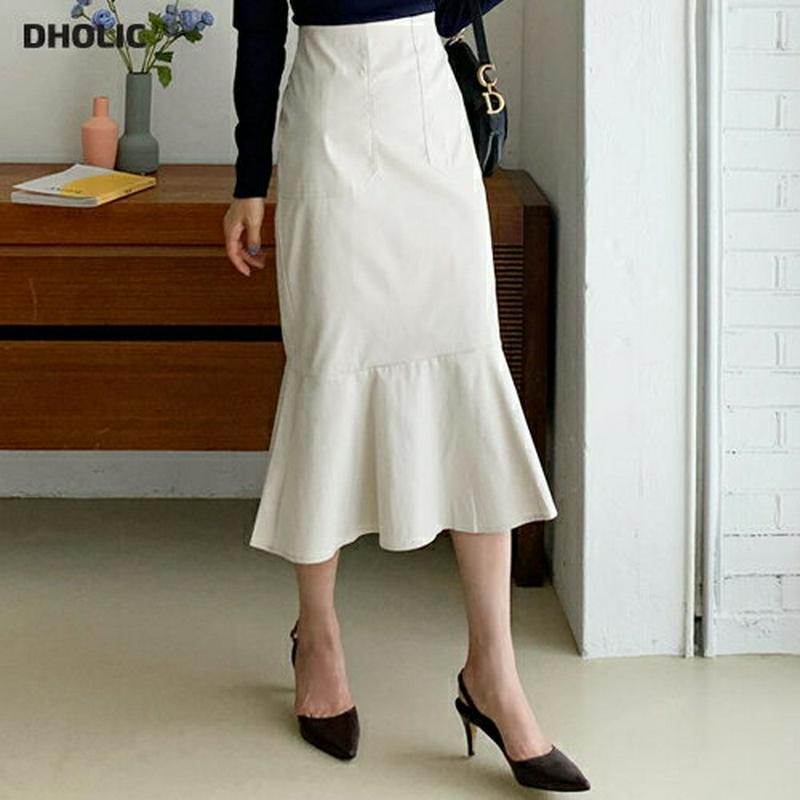 ポケットマーメイドスカート・全3色・b60942 レディース【sk】【韓国 ファッション ボトムス スカート ロングスカート ロ