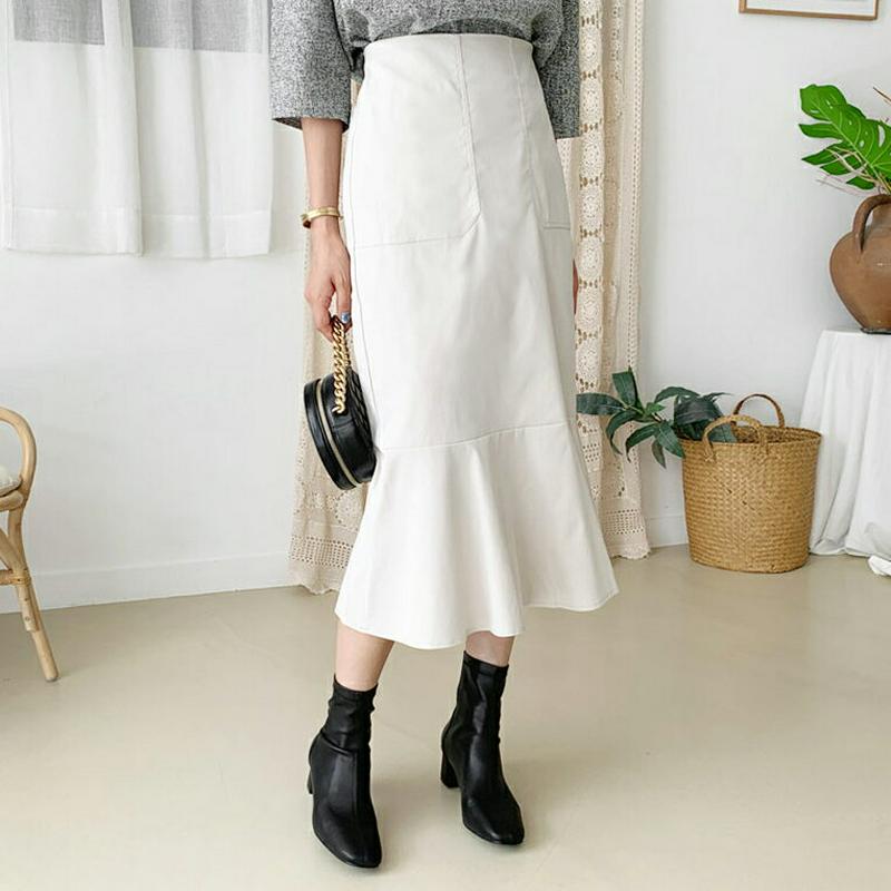 ポケットマーメイドスカート・全3色・b60942 レディース【sk】【韓国 ファッション ボトムス スカート ロングスカート ロ
