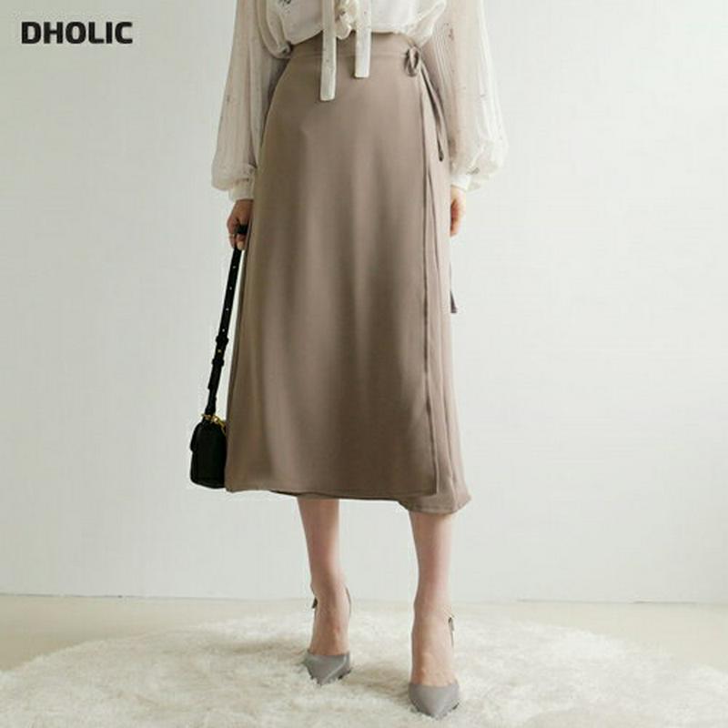 ラップフレアスカート・全2色・t63959 レディース【sk】【スカート ミディ丈 ミディスカート フレアスカート フレア ラッ