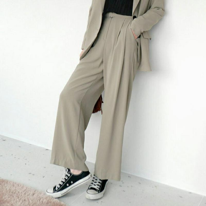 ベルト付ワイドパンツ・全3色・t63967 レディース【pt】【パンツ ロングパンツ ズボン ボトムス ワイドパンツ ワイド ベ