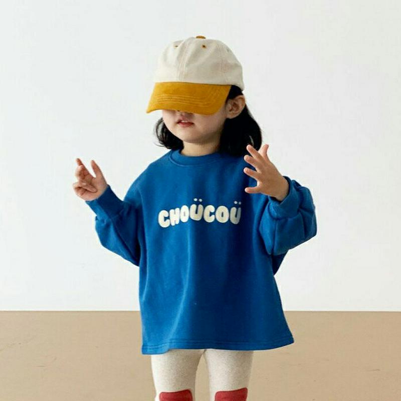 Choucouスウェット・u05683 キッズ【3~8才】【tops】【トップス スウェット トレーナー ロゴ ロゴトップス 長