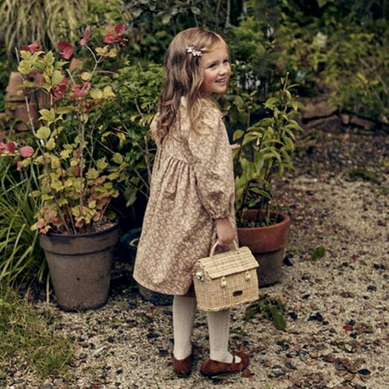 【新作10%OFF】レースラウンドネックパターンワンピース・u05725 キッズ【3~8才】【ops】【ワンピース ロングワンピ