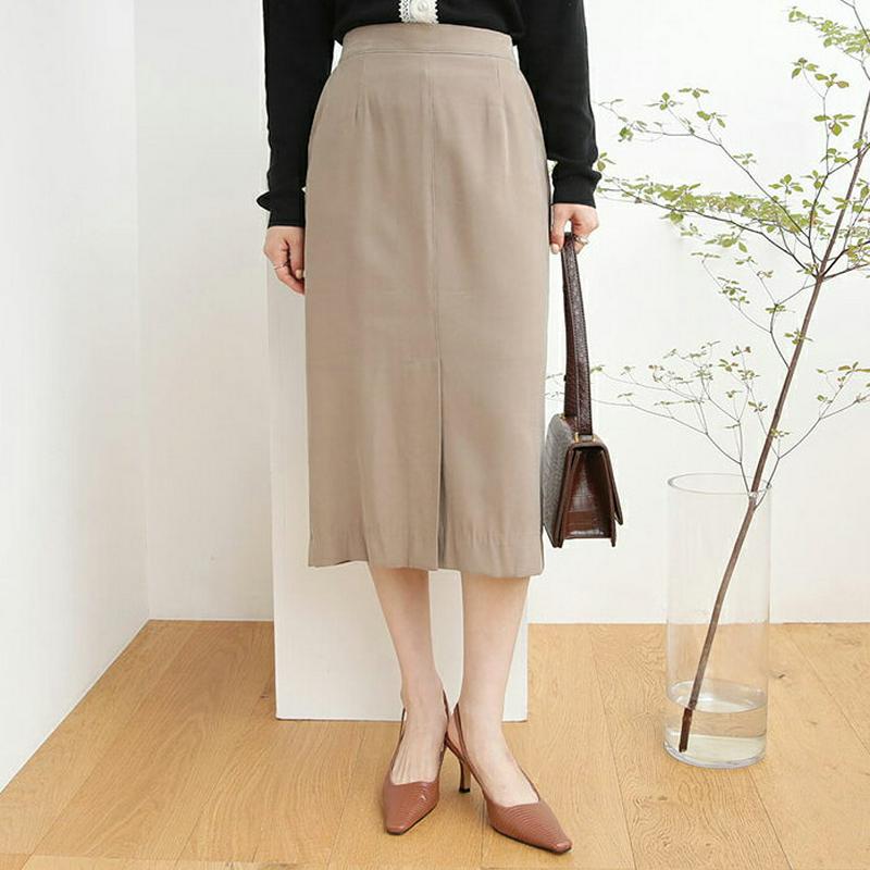 【新作10%OFF】ペンシルスリットスカート・全3色・b63971 レディース【sk】【スカート ミディ丈 ミディスカート スリ