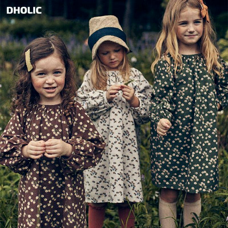 【新作10%OFF】花柄ギャザーバルーンワンピース・u05727 キッズ【3~8才】【ops】【ワンピース ロングワンピース ミ