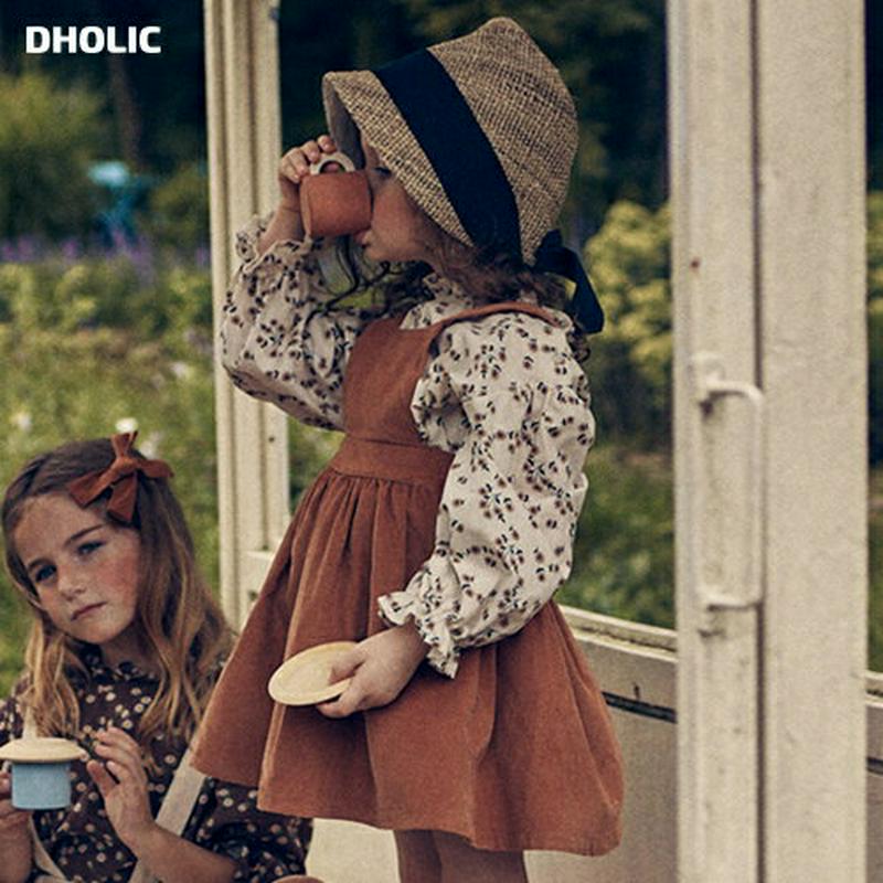 【新作10%OFF】コーデュロイフレアワンピース・u05726 キッズ【3~8才】【ops】【ワンピース ミディ丈 ショート丈 