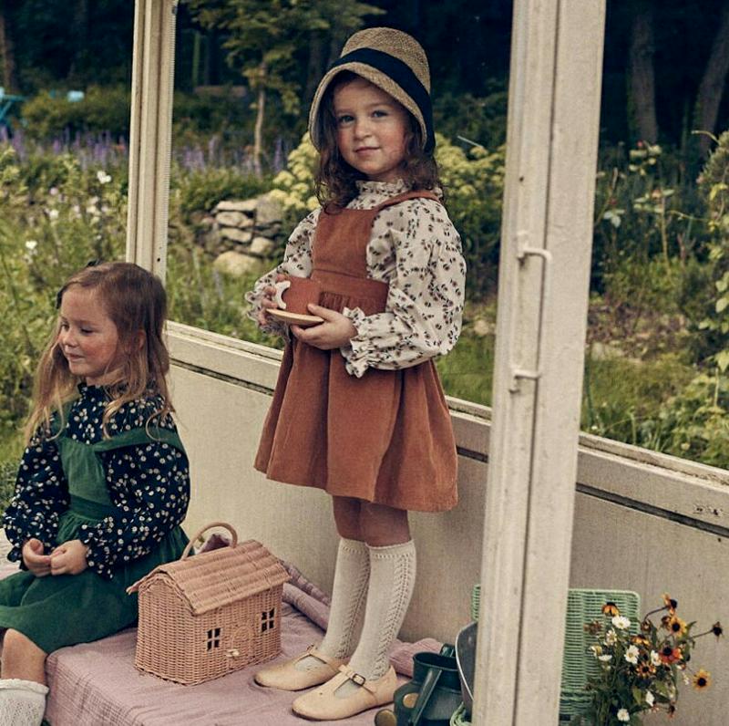 【新作10%OFF】コーデュロイフレアワンピース・u05726 キッズ【3~8才】【ops】【ワンピース ミディ丈 ショート丈 