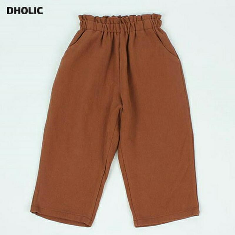 【新作10%OFF】ウエストフリルパンツ・u05741 キッズ【3~8才】【pt】【ボトムス パンツ ズボン ロングパンツ ワイ