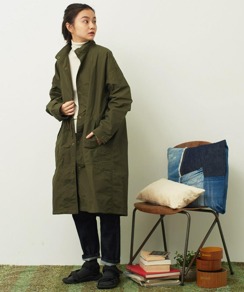 mat 綿ナイロンCLOTHWAX スタンドネックコート（mat quotidien）