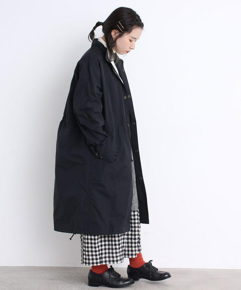 mat 綿ナイロンCLOTHWAX スタンドネックコート（mat quotidien）