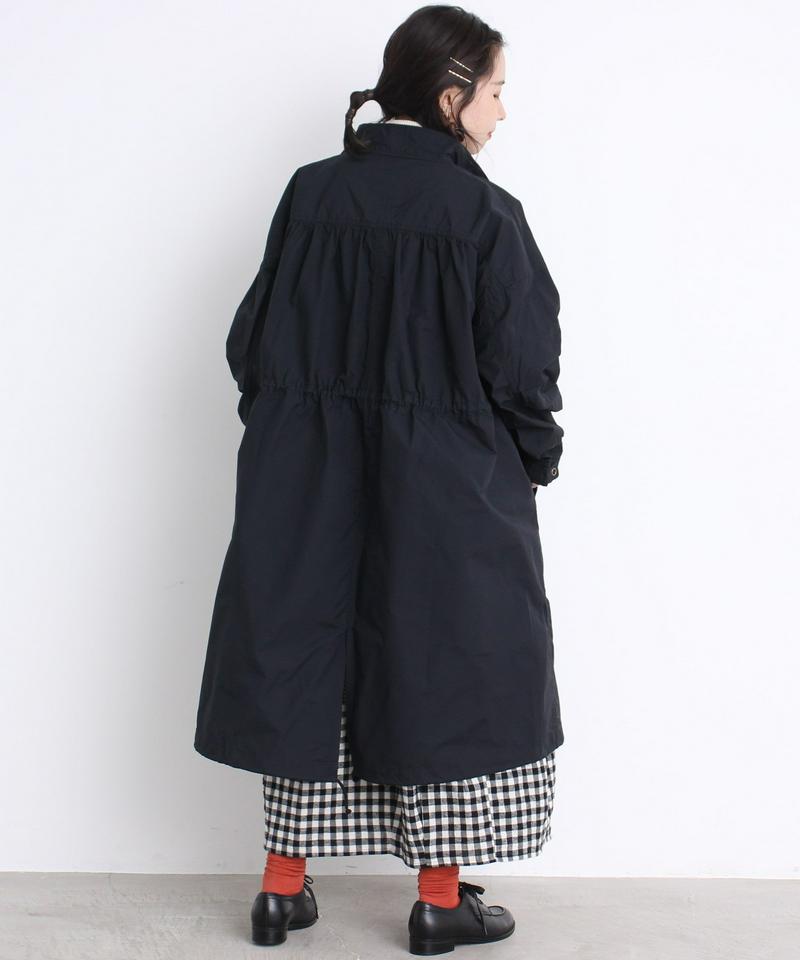 mat 綿ナイロンCLOTHWAX スタンドネックコート（mat quotidien）