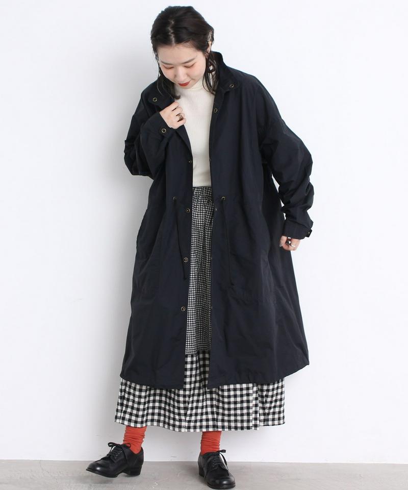 mat 綿ナイロンCLOTHWAX スタンドネックコート（mat quotidien）
