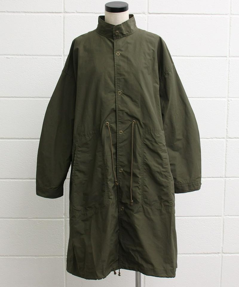 mat 綿ナイロンCLOTHWAX スタンドネックコート（mat quotidien）
