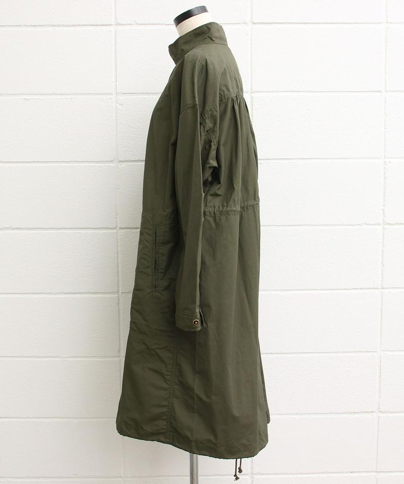 mat 綿ナイロンCLOTHWAX スタンドネックコート（mat quotidien）