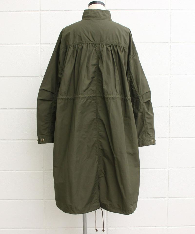 mat 綿ナイロンCLOTHWAX スタンドネックコート（mat quotidien）