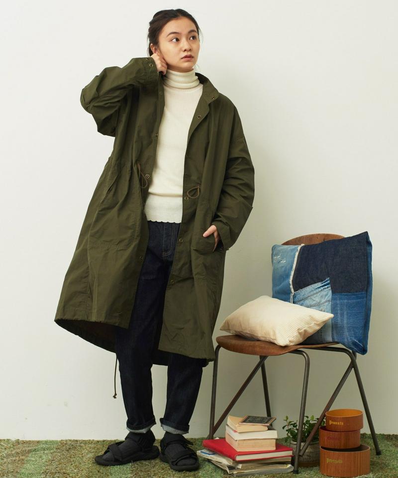 mat 綿ナイロンCLOTHWAX スタンドネックコート（mat quotidien）