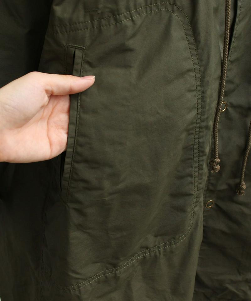 mat 綿ナイロンCLOTHWAX スタンドネックコート（mat quotidien）