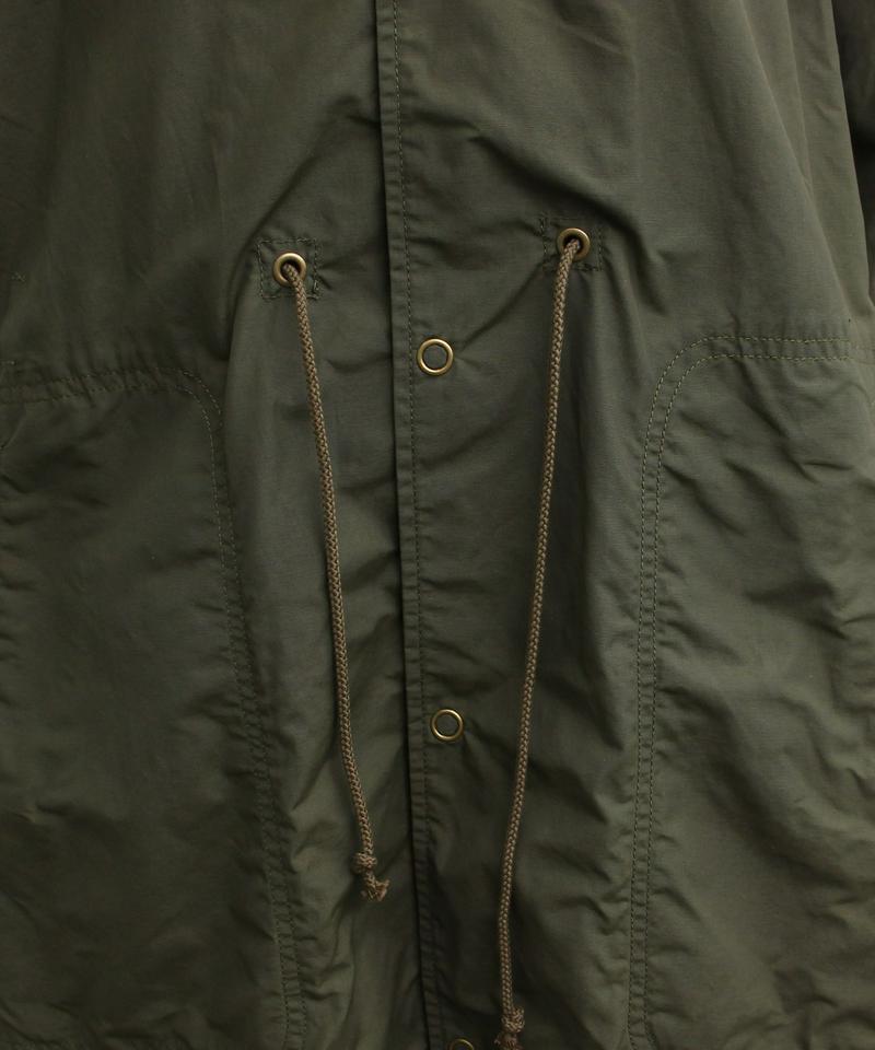 mat 綿ナイロンCLOTHWAX スタンドネックコート（mat quotidien）