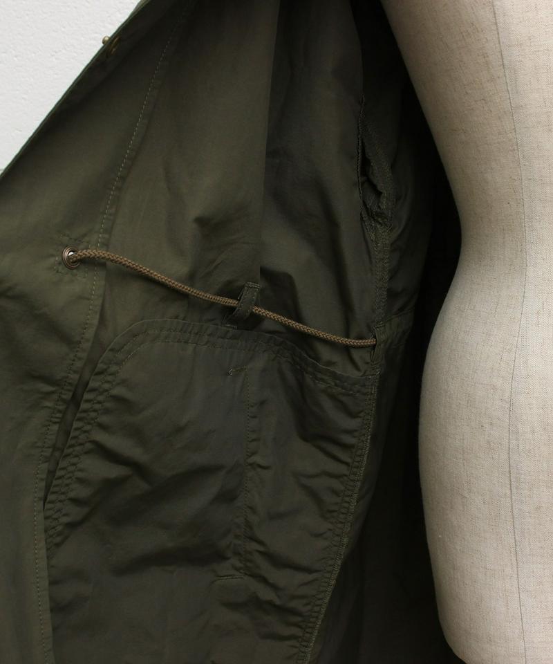 mat 綿ナイロンCLOTHWAX スタンドネックコート（mat quotidien）