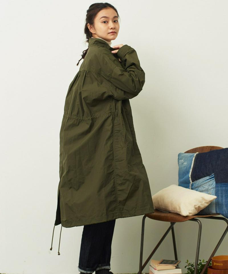 mat 綿ナイロンCLOTHWAX スタンドネックコート（mat quotidien）