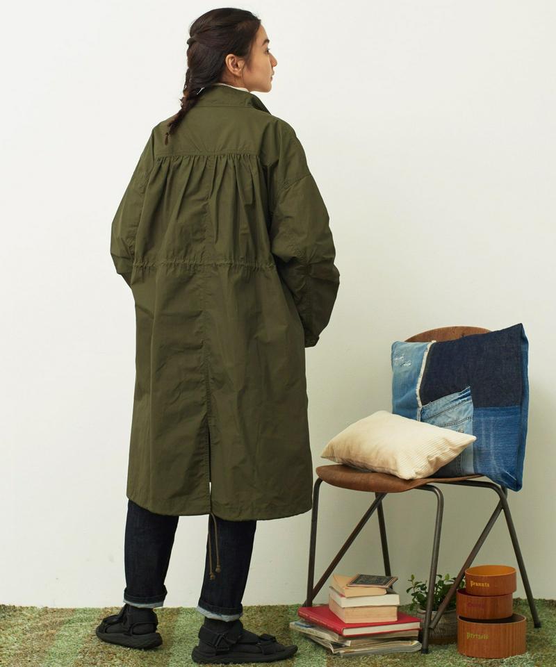 mat 綿ナイロンCLOTHWAX スタンドネックコート（mat quotidien）