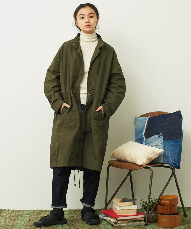 mat 綿ナイロンCLOTHWAX スタンドネックコート（mat quotidien）