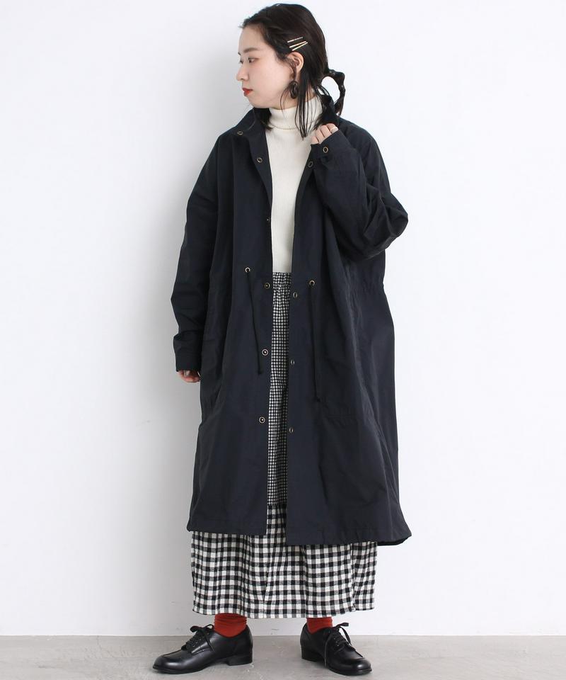 mat 綿ナイロンCLOTHWAX スタンドネックコート（mat quotidien）
