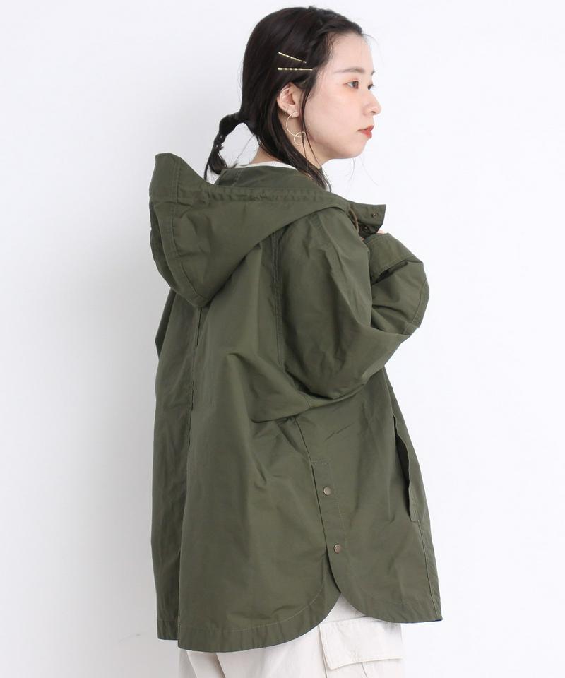mat 綿ナイロンCLOTHWAX ポンチョ風ブルゾン（mat quotidien）