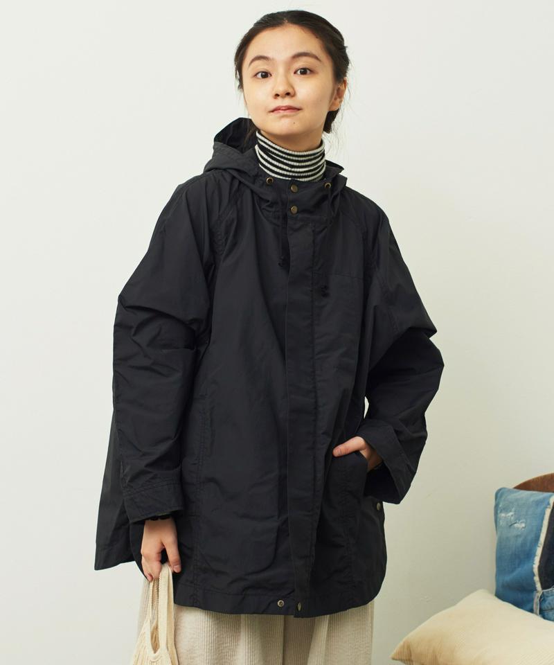 mat 綿ナイロンCLOTHWAX ポンチョ風ブルゾン（mat quotidien）