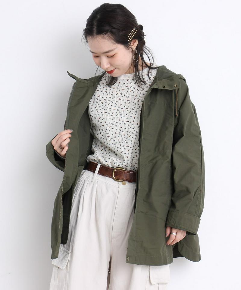 mat 綿ナイロンCLOTHWAX ポンチョ風ブルゾン（mat quotidien）