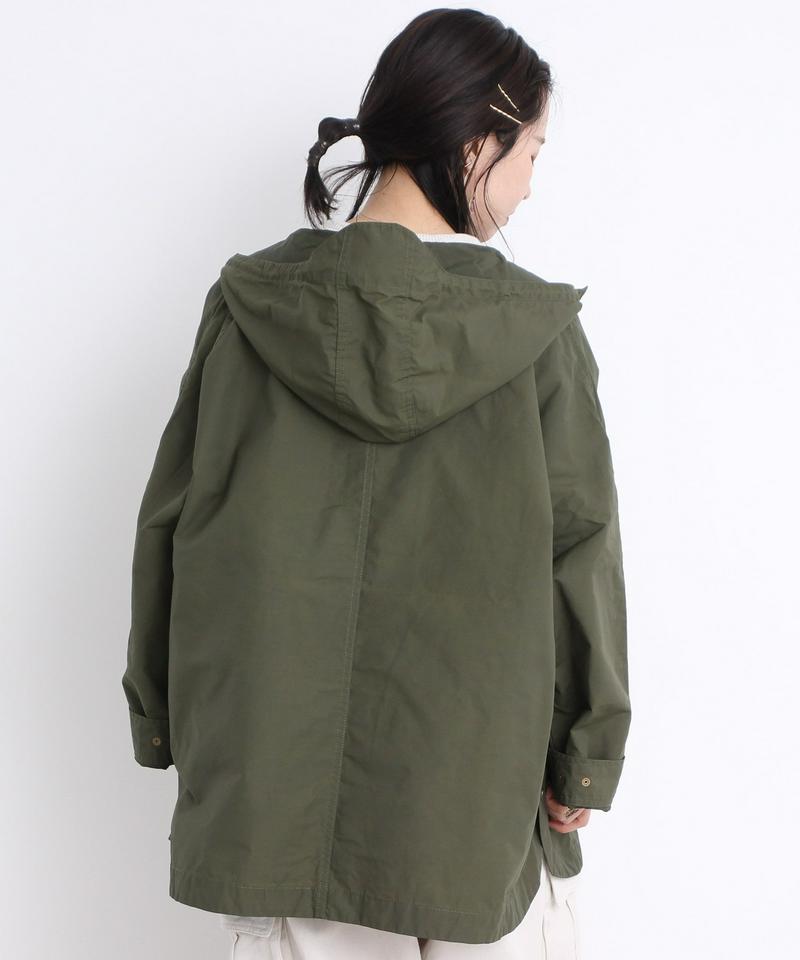 mat 綿ナイロンCLOTHWAX ポンチョ風ブルゾン（mat quotidien）