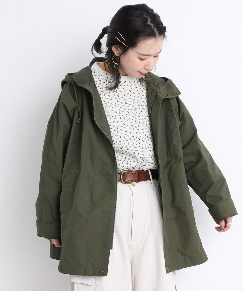 mat 綿ナイロンCLOTHWAX ポンチョ風ブルゾン（mat quotidien）