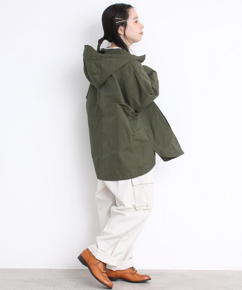 mat 綿ナイロンCLOTHWAX ポンチョ風ブルゾン（mat quotidien）