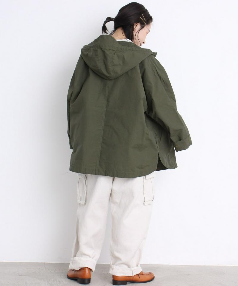 mat 綿ナイロンCLOTHWAX ポンチョ風ブルゾン（mat quotidien）