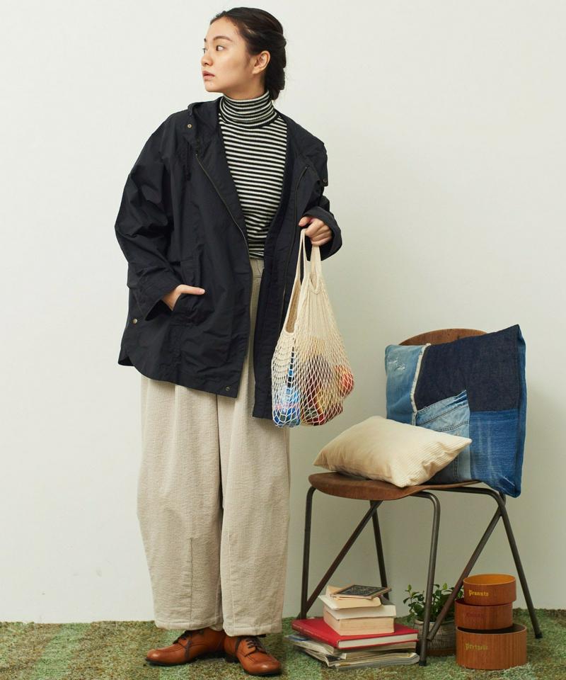 mat 綿ナイロンCLOTHWAX ポンチョ風ブルゾン（mat quotidien）