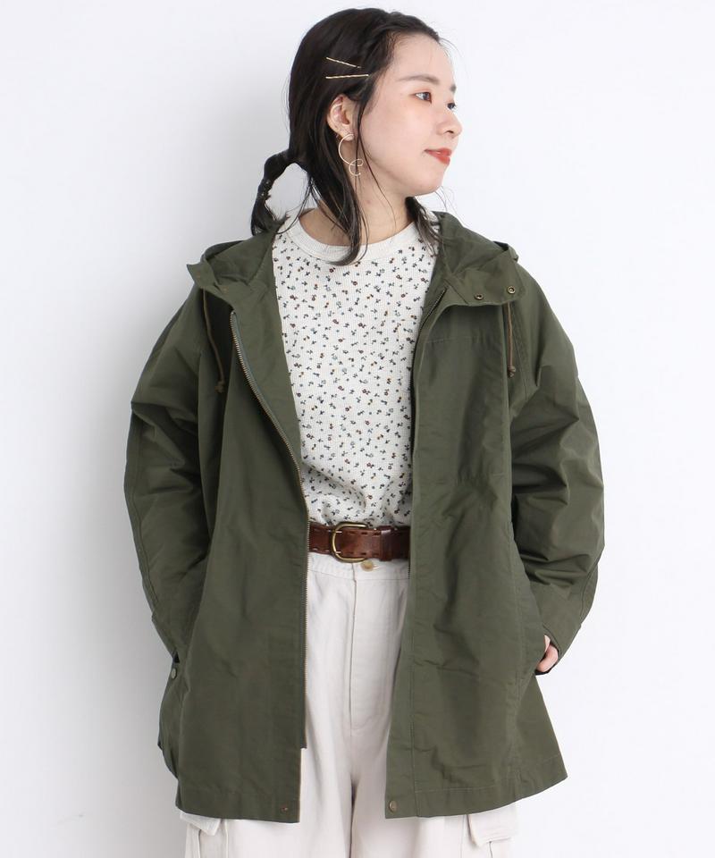 mat 綿ナイロンCLOTHWAX ポンチョ風ブルゾン（mat quotidien）