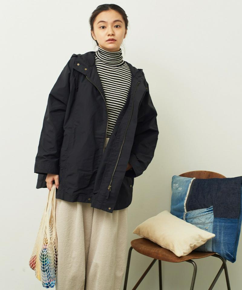 mat 綿ナイロンCLOTHWAX ポンチョ風ブルゾン（mat quotidien）