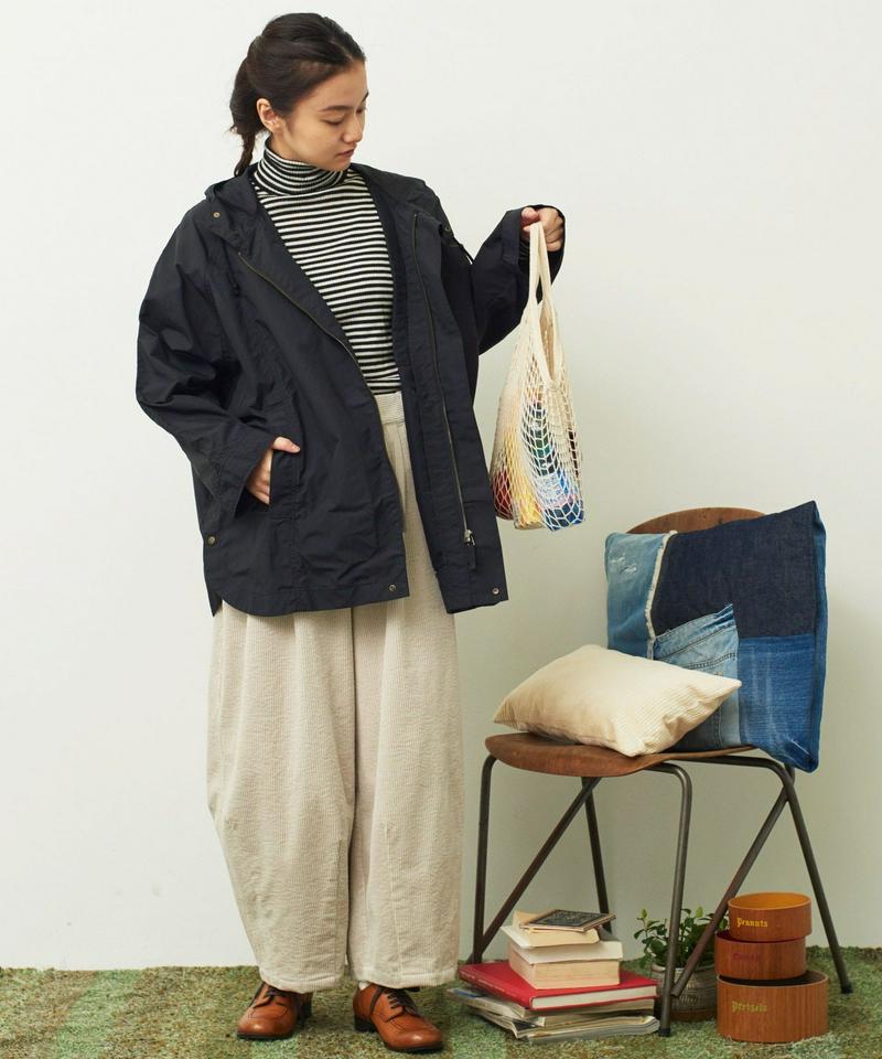 mat 綿ナイロンCLOTHWAX ポンチョ風ブルゾン（mat quotidien）