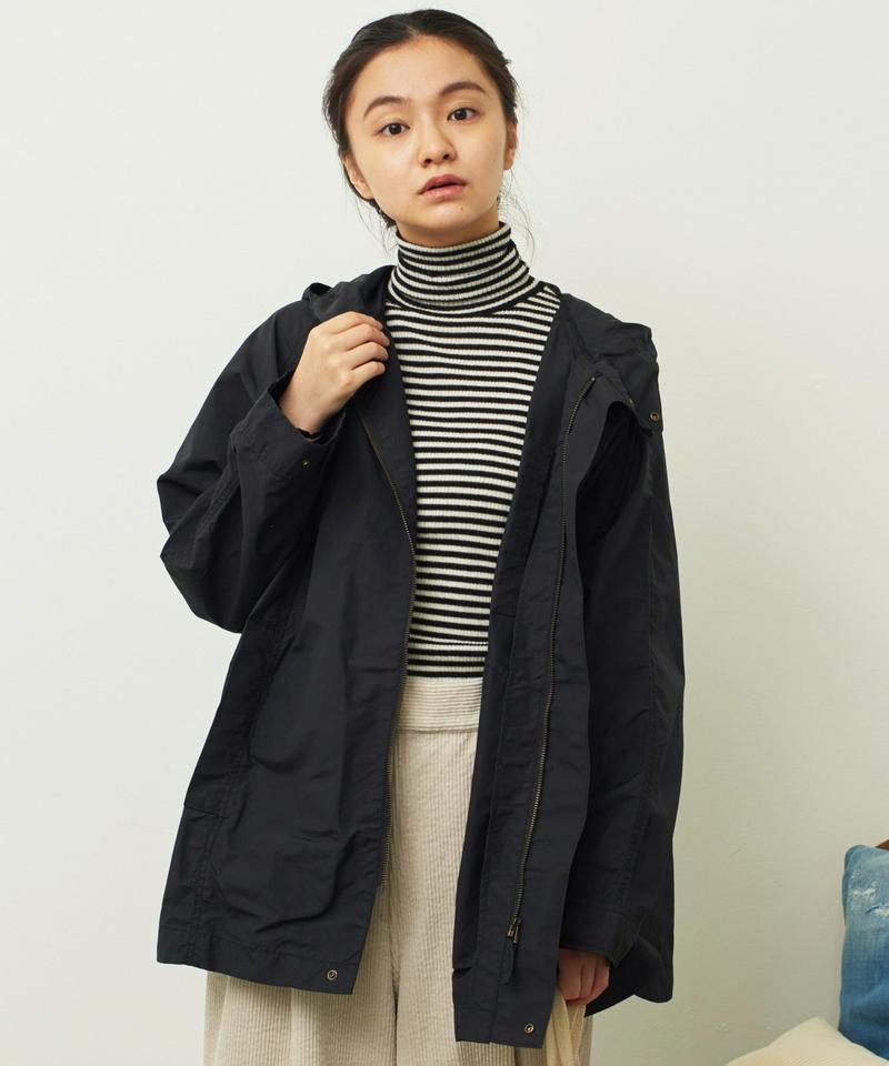 mat 綿ナイロンCLOTHWAX ポンチョ風ブルゾン（mat quotidien）