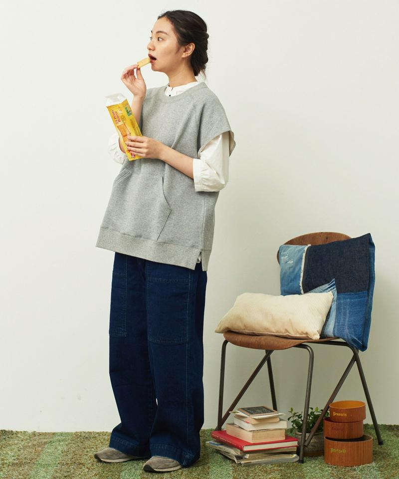 mat　SZ裏毛 フレンチスリーブべスト（mat quotidien）