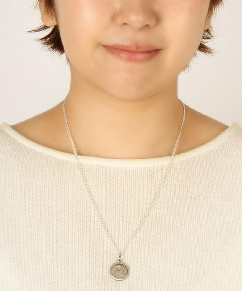 【フランスヴィンテージ】シルバー925 キリストメダイネックレス