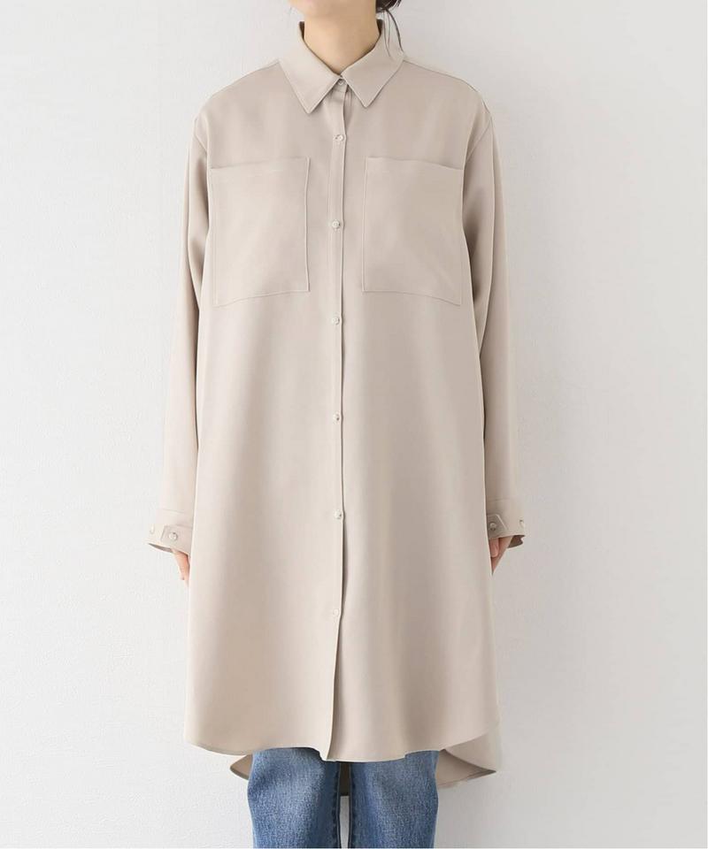 【RITO/リト】MATTE SATIN LONG SHIRT：シャツ（JOURNAL STANDARD）