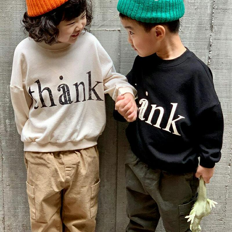 【新作10%OFF】Thankスウェット・u05966 キッズ【3~8才】【tops】【トップス スウェット 長袖 ラウンドネッ