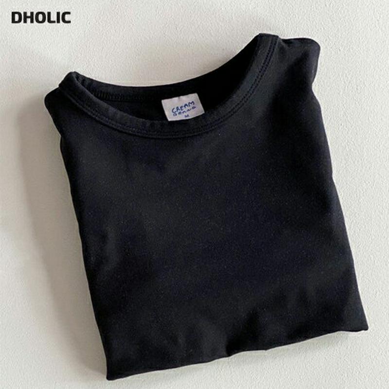 【新作10%OFF】ラウンドネック長袖Tシャツ・u05954 キッズ【3~8才】【tops】【トップス Tシャツ ロングスリーブ
