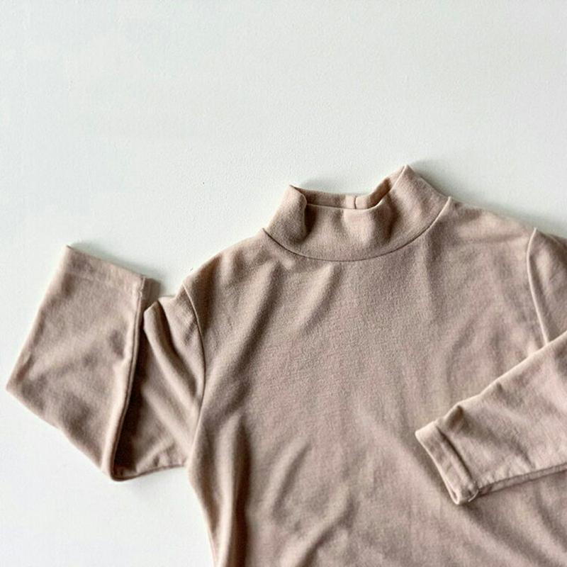 【新作10%OFF】ハーフネック長袖Tシャツ・u05984 キッズ【3~8才】【tops】【トップス Tシャツ 長袖 ロングスリ