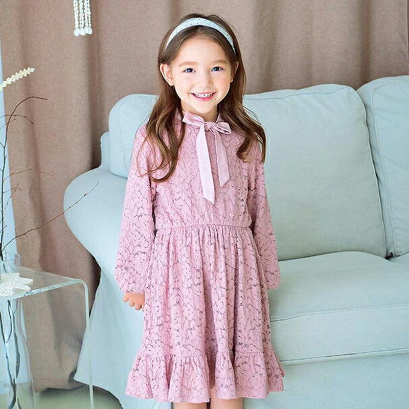 【新作10%OFF】リボンレースネックワンピース・p006040 キッズ【3~8才】【ops】【ワンピース ミディ丈 ロング丈 