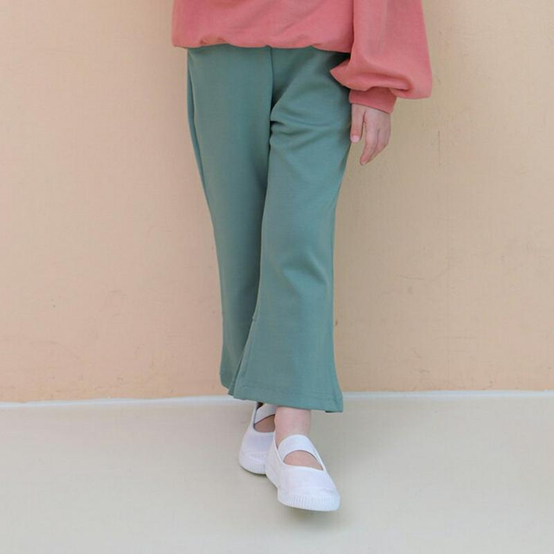 【新作10%OFF】ブーツカットパンツ・u05981 キッズ【3~8才】【pt】【ボトムス パンツ ズボン ロングパンツ 長ズボ